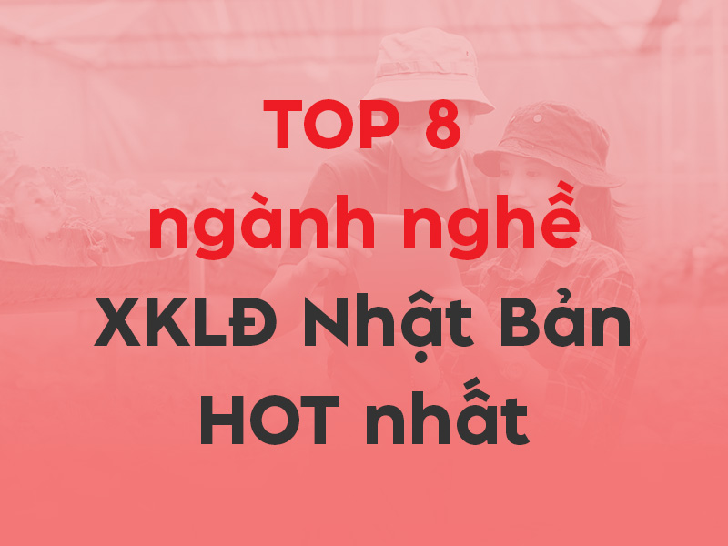 20251125 - Top 8 ngành nghề XKLĐ Nhật Bản - Thumbnail